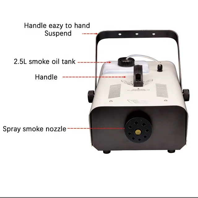 Professional Smoke Machine 1500W Special Effect Spray Smoke Fog Stage Equipment Machine For Wedding