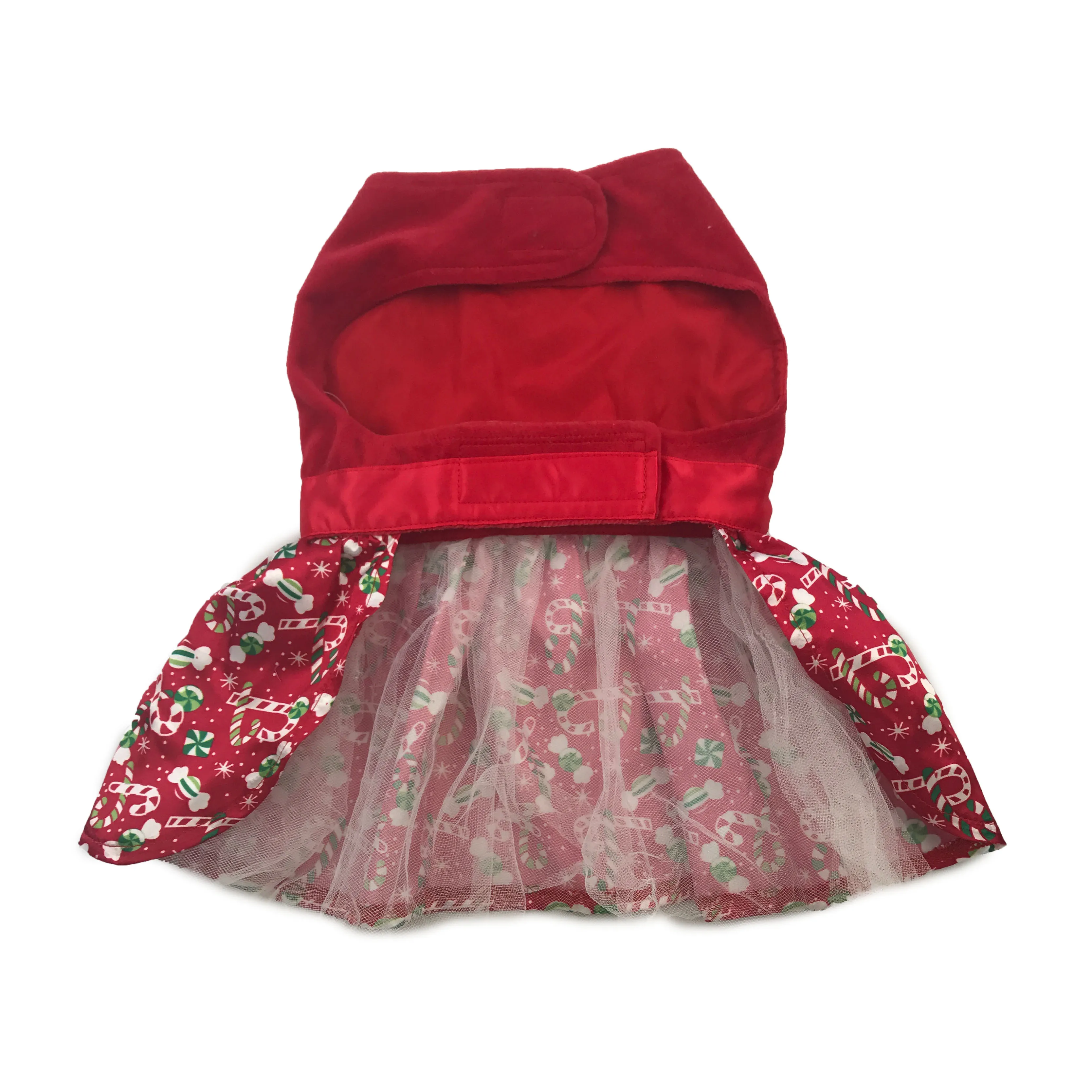 
Wholesale Fancy Christmas Pet Clothing Distributors Fabric For Dog Clothes 