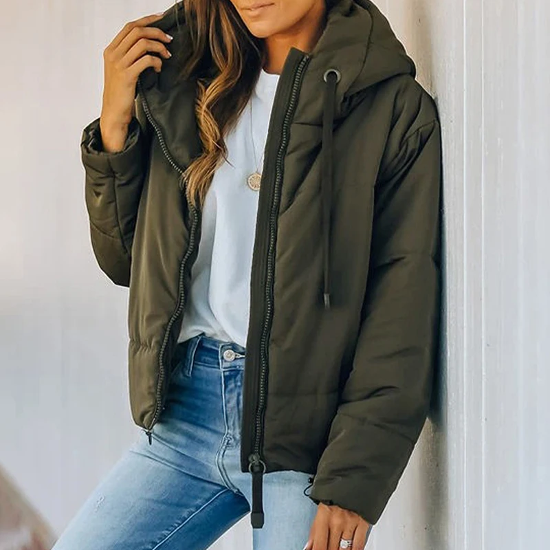 Модная блестящая черная Повседневная пуховая куртка на заказ 2022, женская одежда, пуховики, зимнее пальто