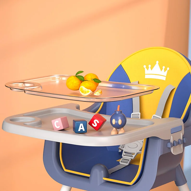 high quality 3 i adjustable toddler baby restaurant booster eat feeding high dinning chair with removable tray storage bag