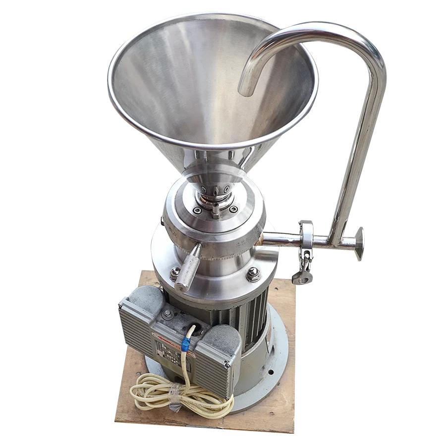 Wholesale multi function durian paste colloid mill/fish meat paste making machine 80 model nut paste milling emulsion machine