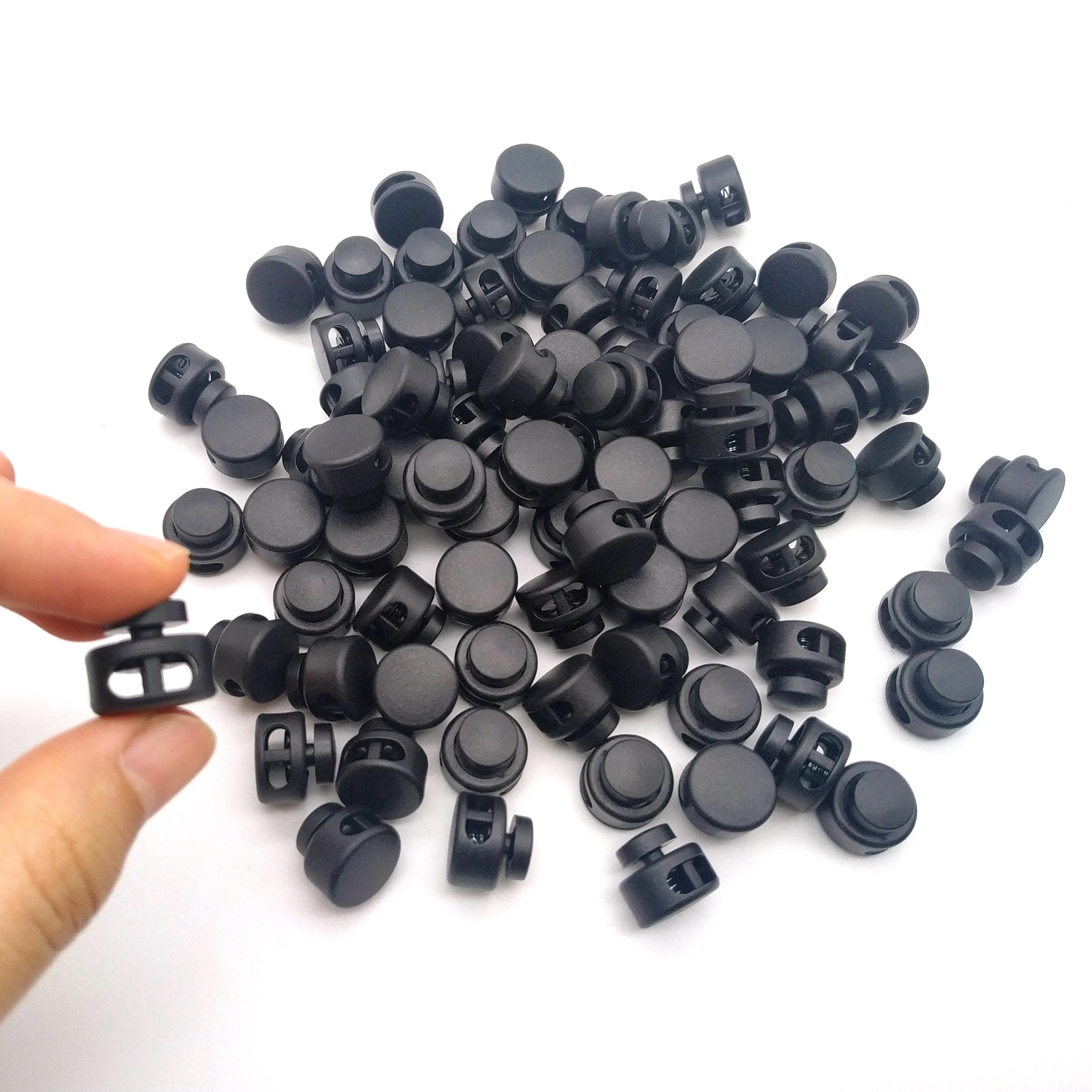 YYX Factory supply plastic cord ends drawstring stopper plastic toggle stopper cord locks