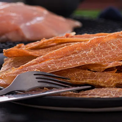 
Pet chicken breast meat air-dried chicken breast broiler meat strip pet snack molar stick chicken slice 