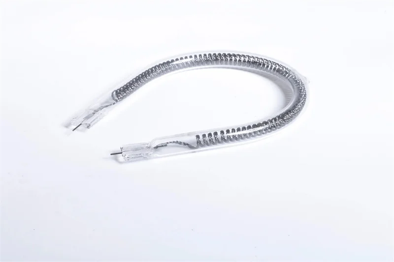 OEM ODM halogen quartz infrared carbon fiber  quartz heating heater microwave infrared quartz heating tube heating lamp