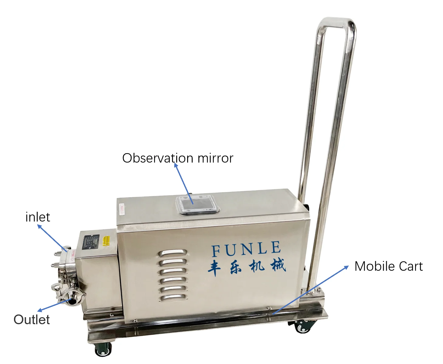 Hot sales Stainless steel food grade rotary lobe pump for Ice Cream Syrup honey