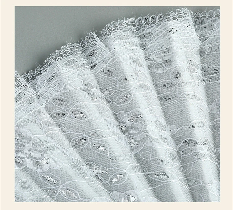 Luxury White Lace Folding Fan Home Decorative Fan Ancient Bride Hand Fan Double-layered Plastic Wedding Cosplay Party Folk Art /