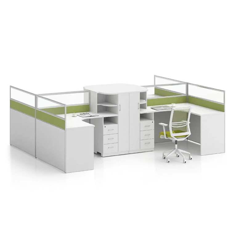 Современная рабочая станция для офисного стола E0 MFC 2 4 6 мест