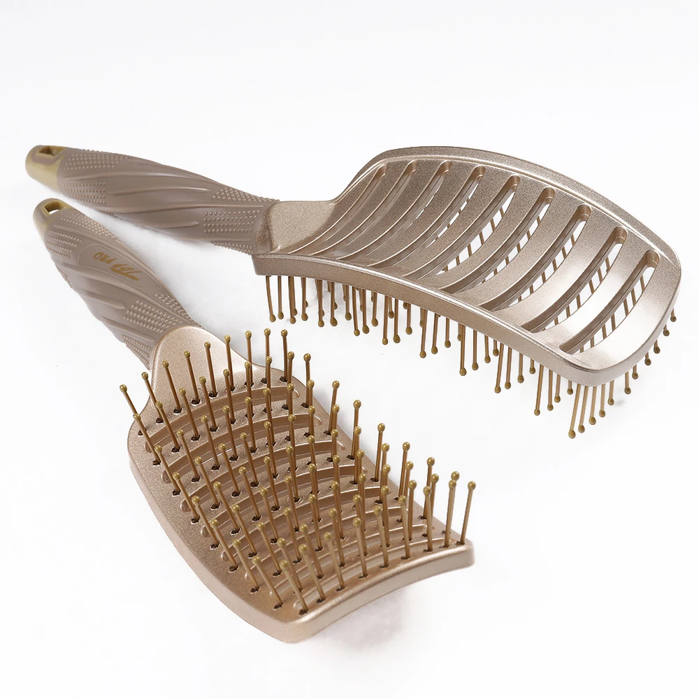 Парикмахерские ножницы Vent Нескользящие термостойкие полый дизайн Расчесывание Волос щетка Ребра гребень