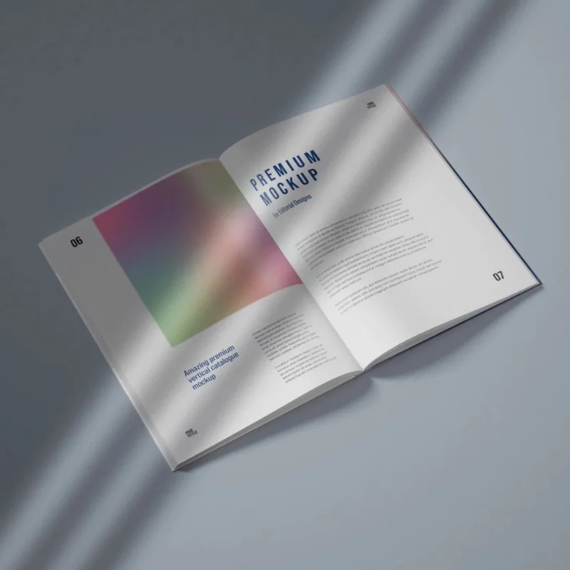 Professional Custom Paper Printing Magazine Product Catalogue Brochure Catalogue Booklet Offset Printing