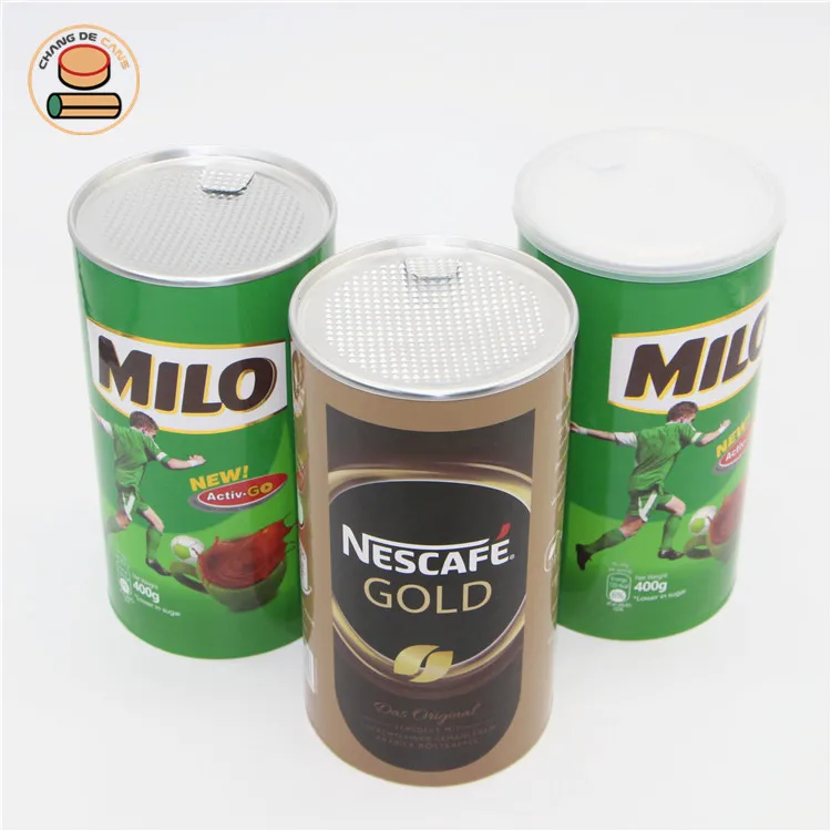 The cheapest in China ISO food composite cardboard paper cans packaging for medicinal salt sugar Cinnamon powder packaging