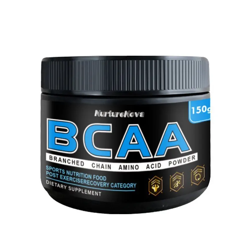 Порошок BCAA с пептидами сывороточного белка и креатином для роста восстановления мышц поддерживает силу выносливость 150 г