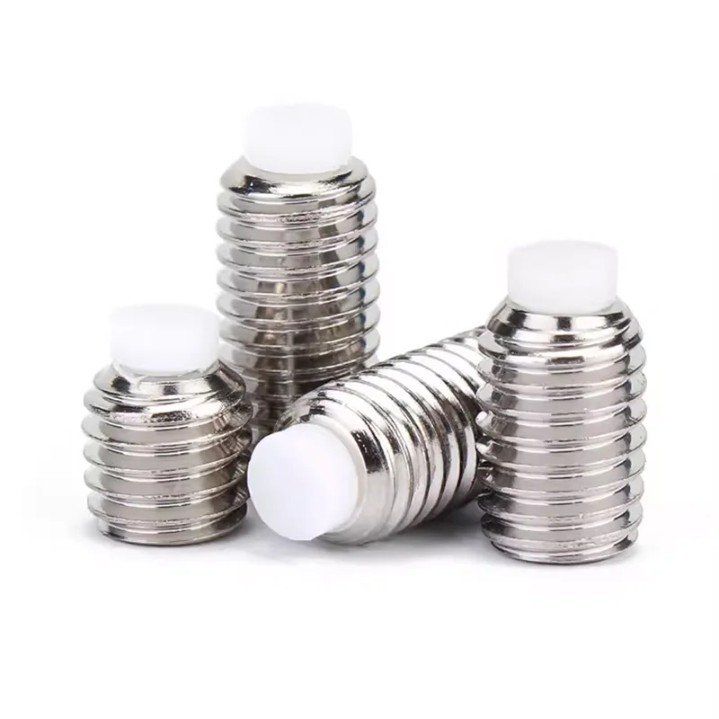 M3 M4 M5 Stainless Steel Allen Head Hex Hexagon Socket Plastic Nylon Dog Convex End Point Tip Grub Bolt Set Screw
