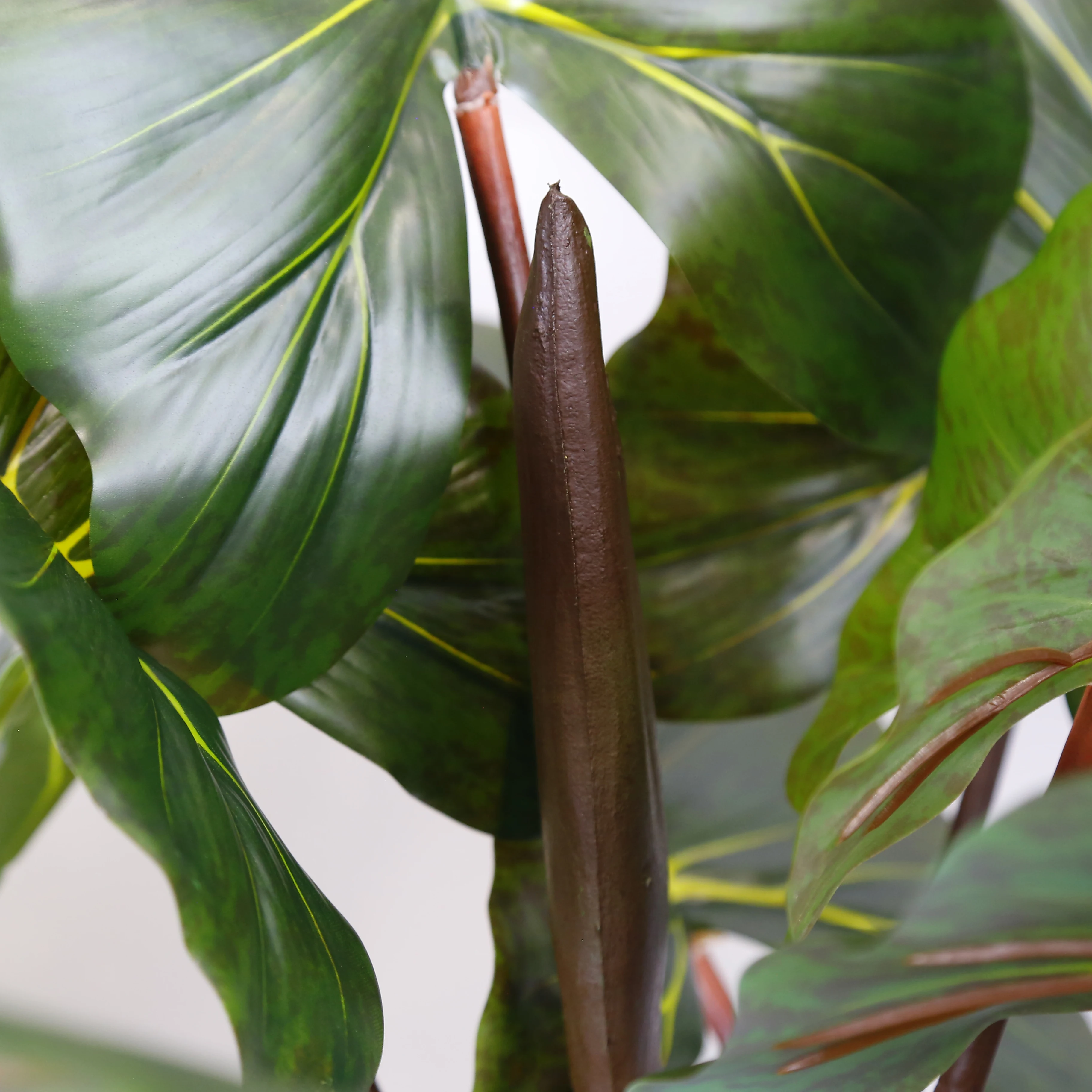 YD29507 6 leaf rain bow artificial plant for sale outdoor artificial natural plant