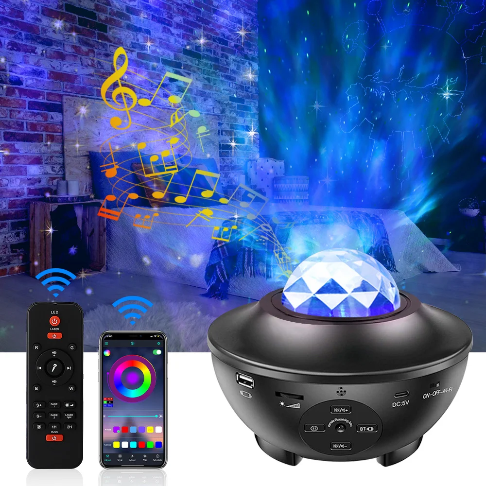 Bedroom Star Projector Night Lights Galaxy Lamp Projector