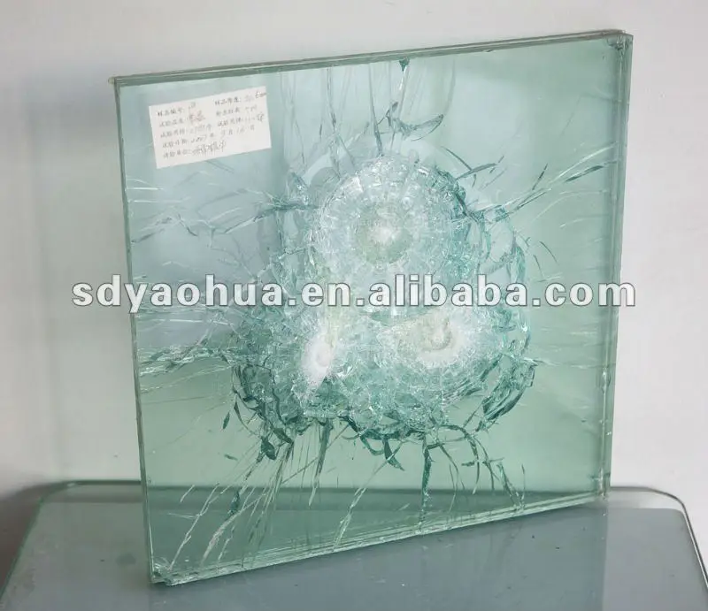 Bulletproof Glass with PVB film IGCC Certification For Sale