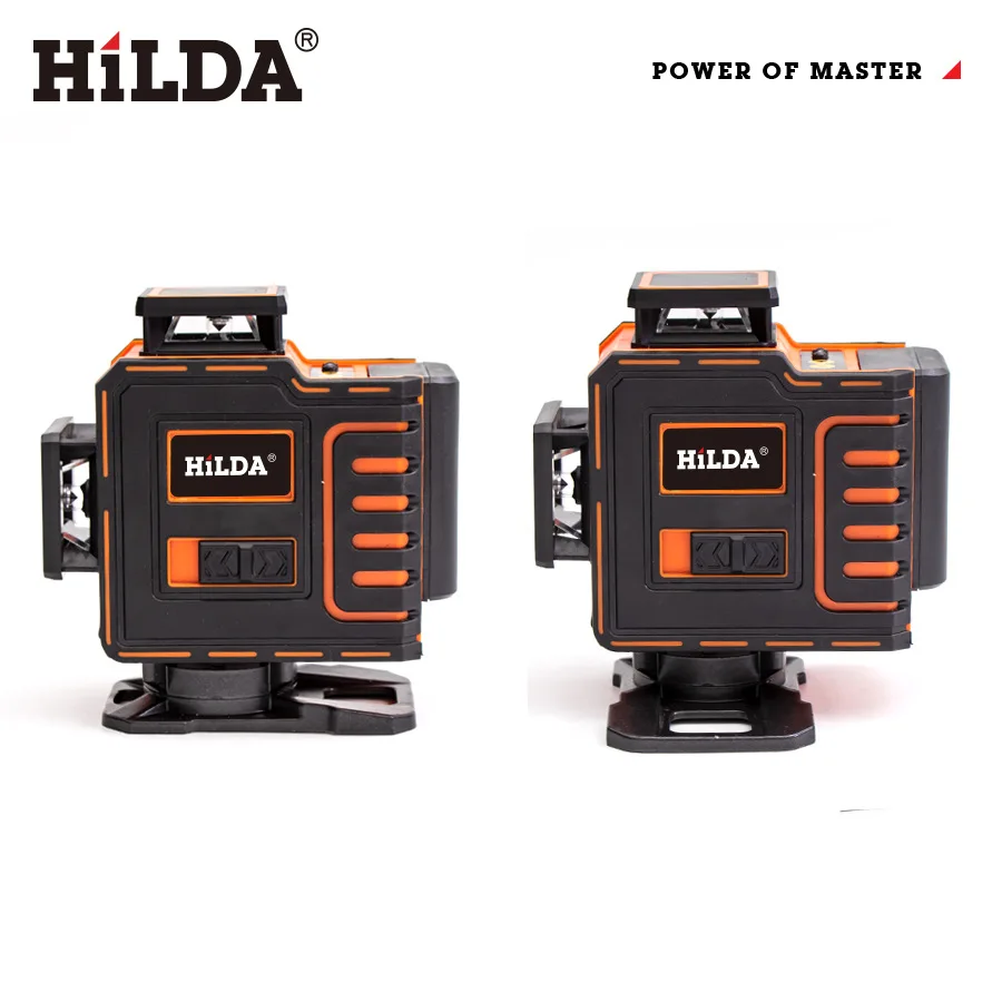 High precision lazer level green beam laser cross 16 line 360 degree self leveling 4d auto rotary construction nivel laser level