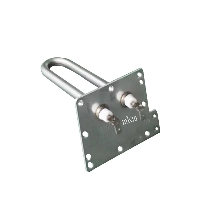 Laiyuan 230V 1500W Industrial Flanged Immersion Tubular Heater Heating Element With Square Flange