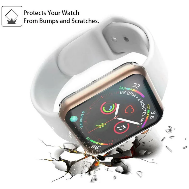 Новый продукт Coolyep чехол из ТПУ для Iwatch Apple Watch серии SE 6 5 4 3 коробки