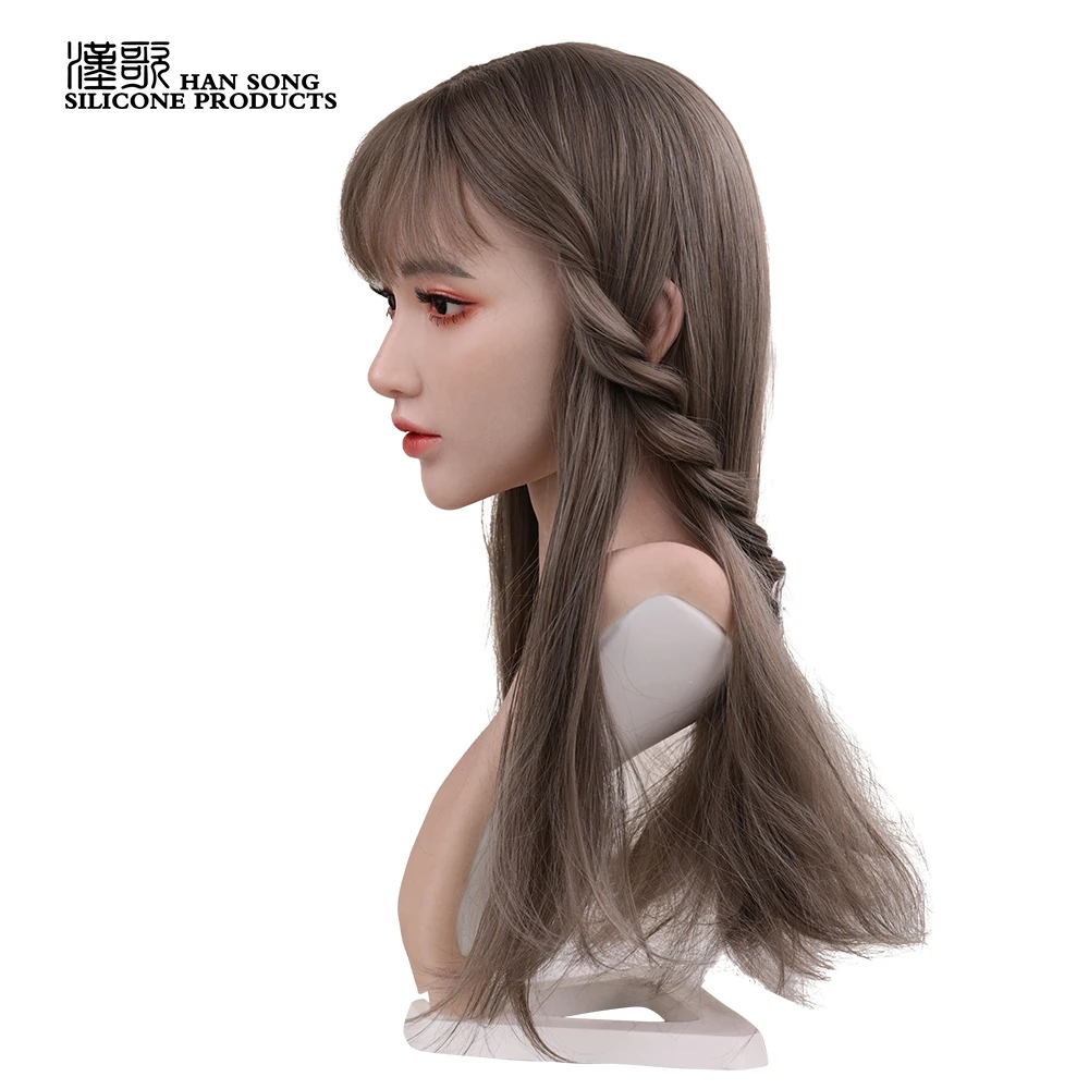 Silicone Simulation Head Model TC25 Hat and Jewelry Display Scarf Accessories Display Wig Display