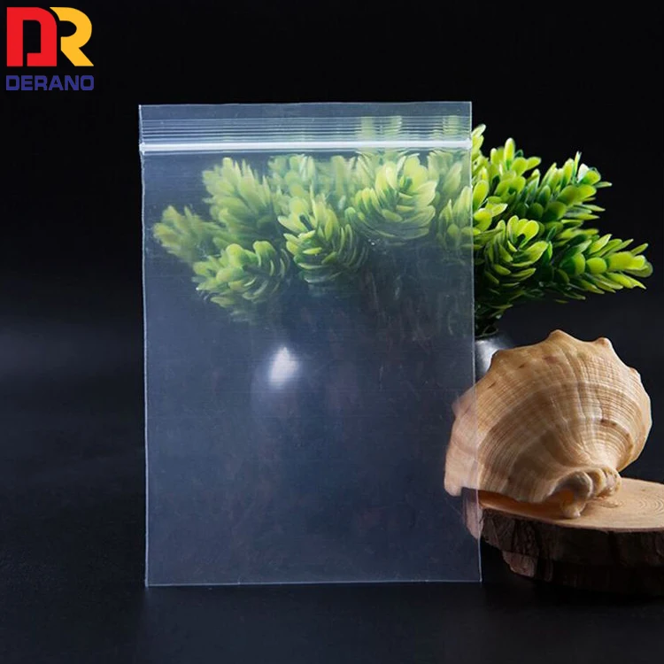 
Weifang DERANO resealable cheap plastic zip lock poly bag 