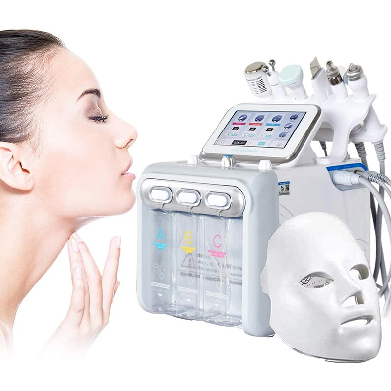 Portable 6 in 1 Hydro Dermabrasion Aqua Peel Water jet cleaner Facials skin rejuvenation beauty machine jet peel machine price