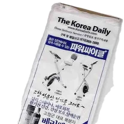 Wholesale Custom Size Disposable Transparent LDPE Plastic Water-proof Newspaper Delivery Bags