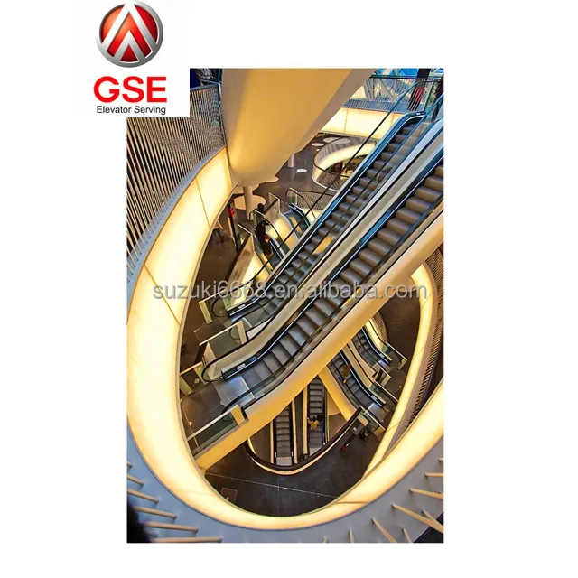China Elevator company GSE SUZUKI Elevator Escalator Factory direct sale VVVF 35 degree VVVF Escalator price