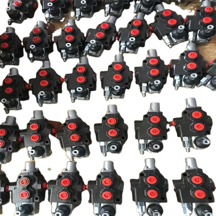P40 Series 1-7 Spool Control Valve Hydraulic Directional Valve, 2P40 3P40 Multi Hydraulic Valve