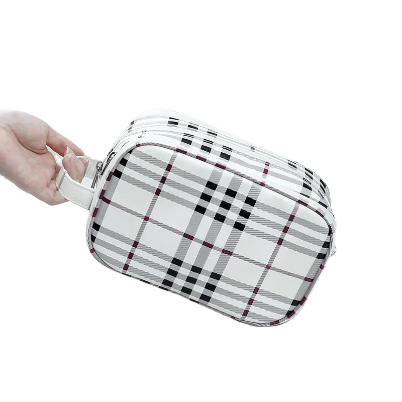 large toiletry lady galaxy note carry felt eco friendly makeup cosmetic case cotton bag with zipper  mirror  pouch