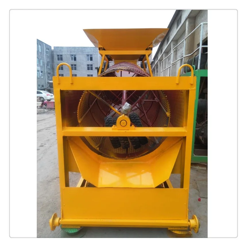 Made in china trommel screen machine mobile sieving for soil stone