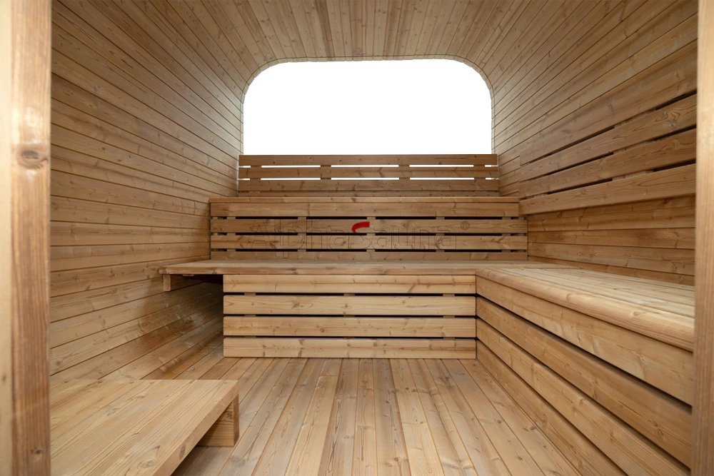 Tradition Ceder Wood Outdoor Sauna Cabin Shed Garden Sauna Customized Big Size Two People Steam Sauna Room