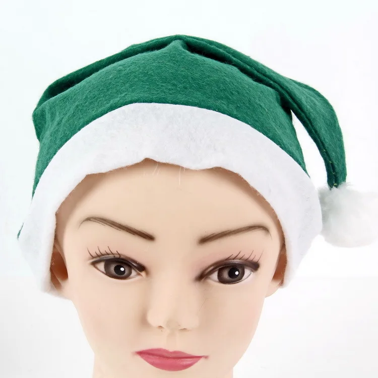 Взрослая красная обычная шапка Санта/детская Рождественская одежда шапка Санта