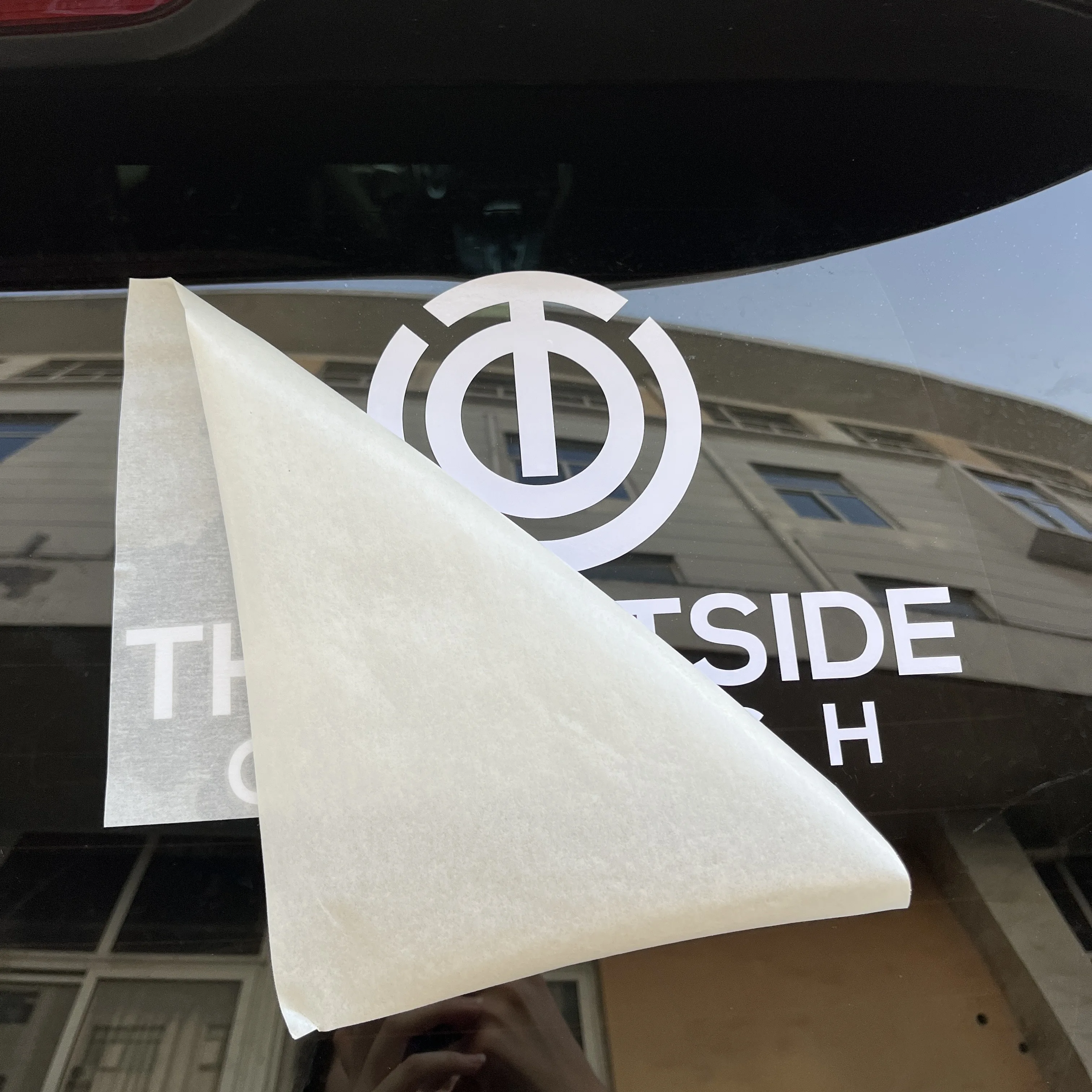 Outdoor Uv Protective Weatherproof Car Decal Vinyl Transfer Bumper Sticker Custom Logo Vehicle Windshield Car Window Stickers
