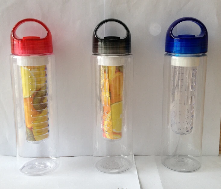 
Plastic 700 ml Infuser Water Bottle Free Samples 