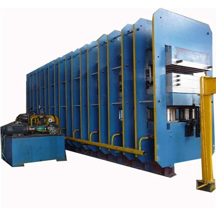 Hot frame type plate vulcanizing press Frame type platen vulcanizer Rubber product making machinery