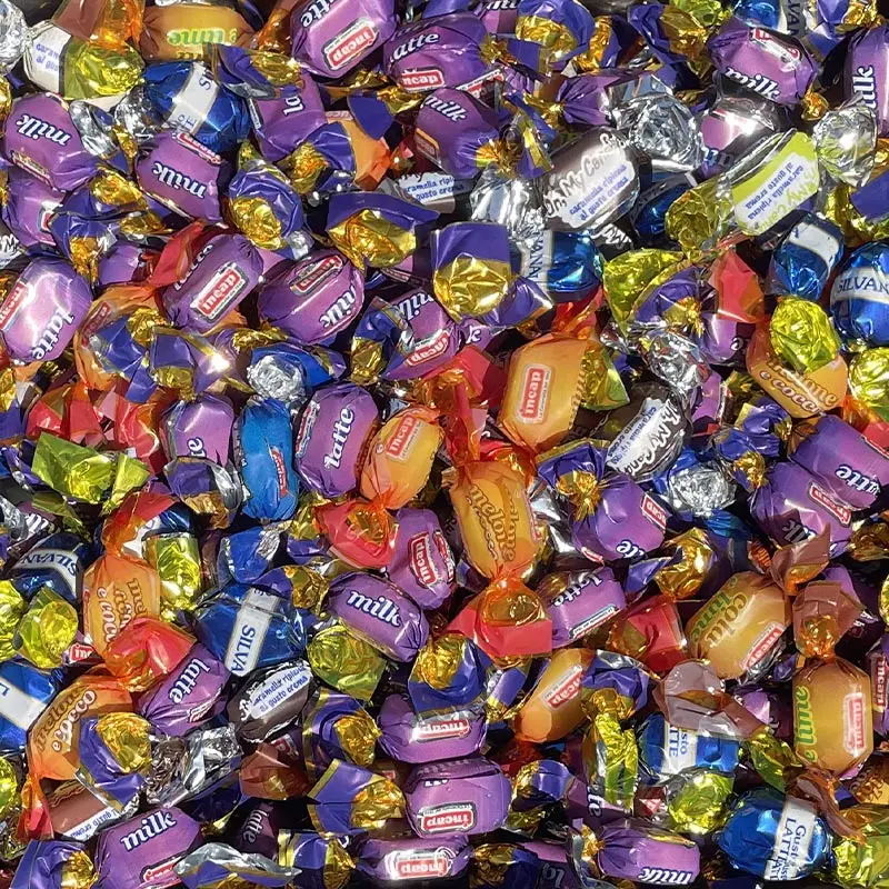 Quality Italian Hard Candy Multi Colors Incap Assorted Double Flavor Filled Candies Gmo And Gluten Free Fruity Candy From Italy
