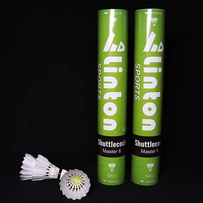 Durable Custom Logo First Class Duck Feather Best Sports Hot Sale Training Badminton Shuttlecock