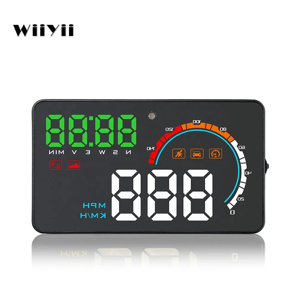 New Hot selling Large Screen 3.5inch Car HUD Q5 GPS System Car Head Up Display HUD diagnostic tool Ride On Car