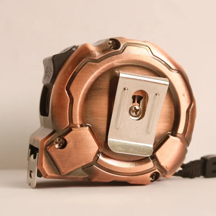 Steel Measuring Tape of Nylon Coated 5 Meter Inch or Metric Self Lock Metal tape measure