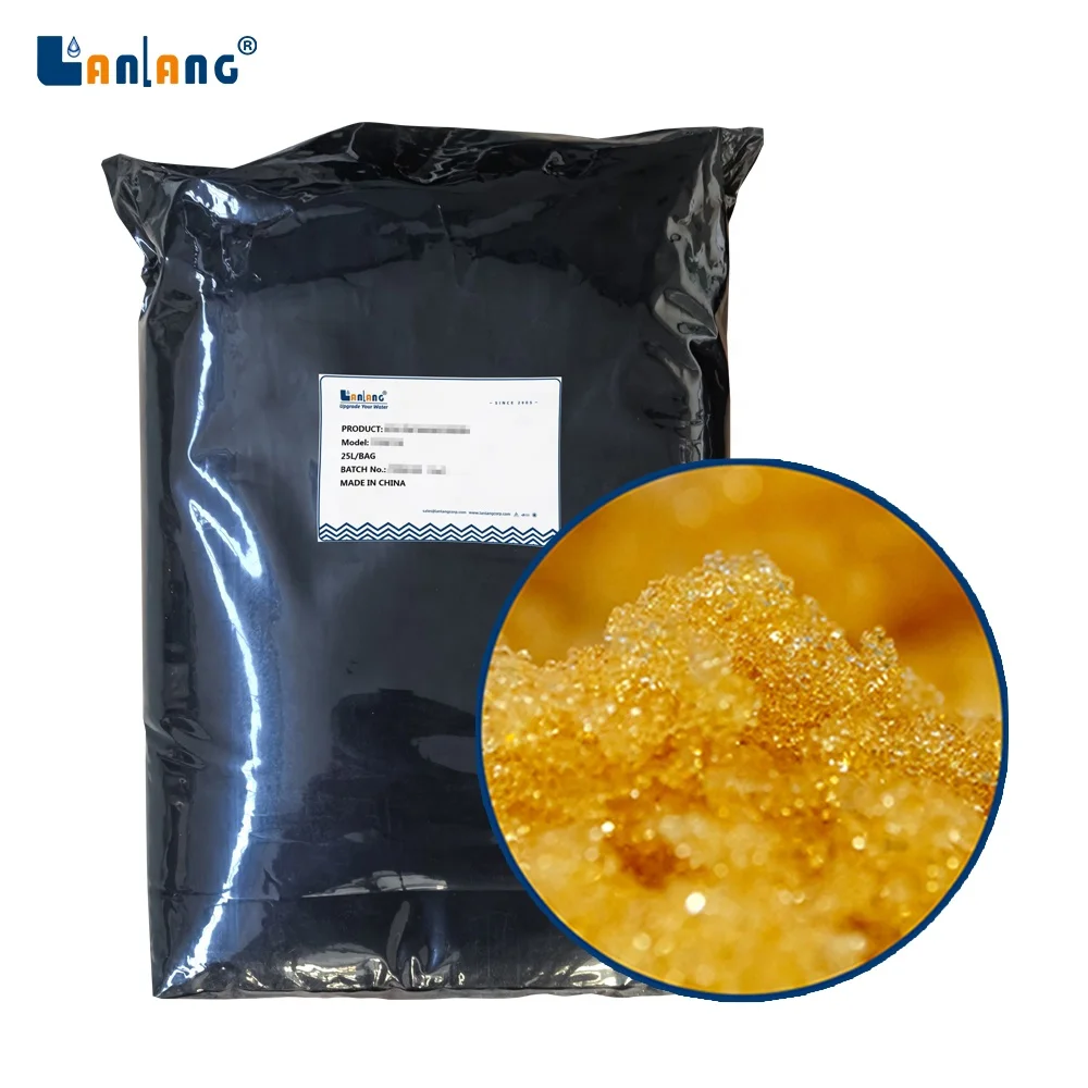 Pure water spotless wire cutting cation&anion mixed bed resin 1:1 purolite mb400 car washing mixed bed ion exchange resin