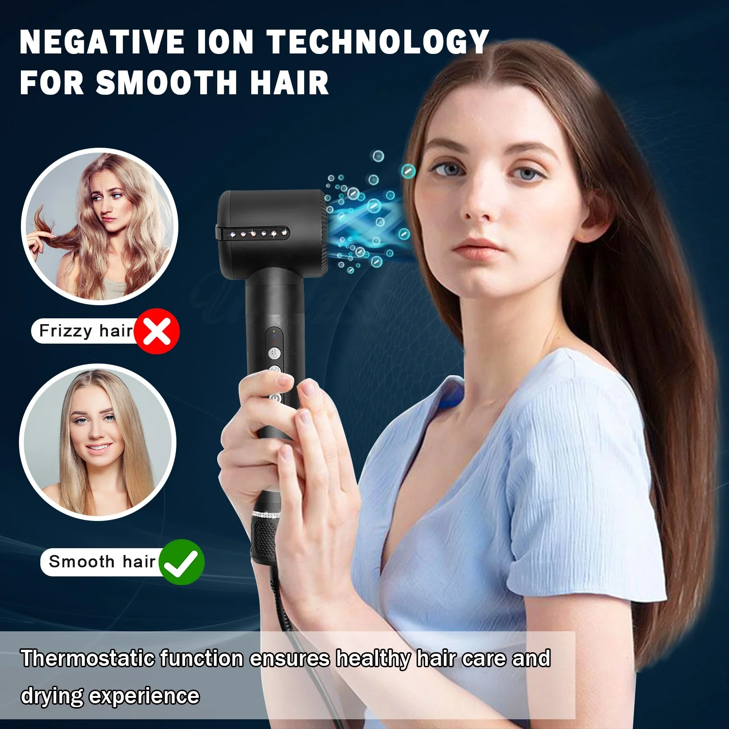 7 In 1 Hair Styling Tools Secador de Pelo Electric Hair Blow Dryer Brush Multifunctional Hot Air