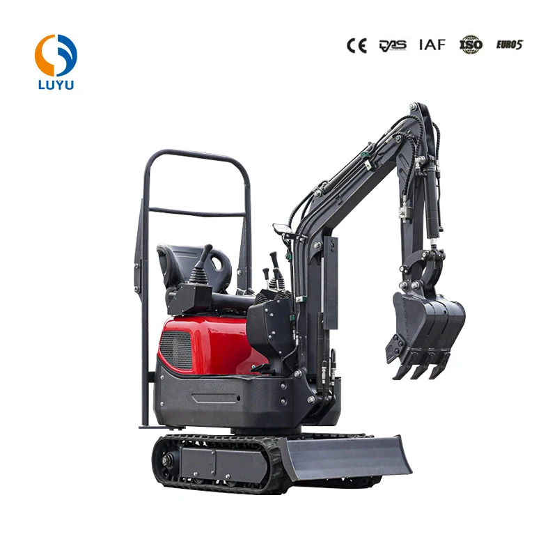Chinese Factory Mini Diggers Excavators Mini 1 Ton Mini Digger Machine for Earth Moving