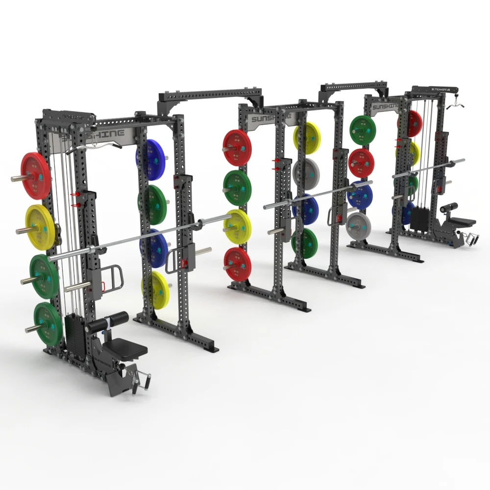 cable crossover machine multi functional gym equipment trainer high and low pulley Fitness rigs squat power rack cage