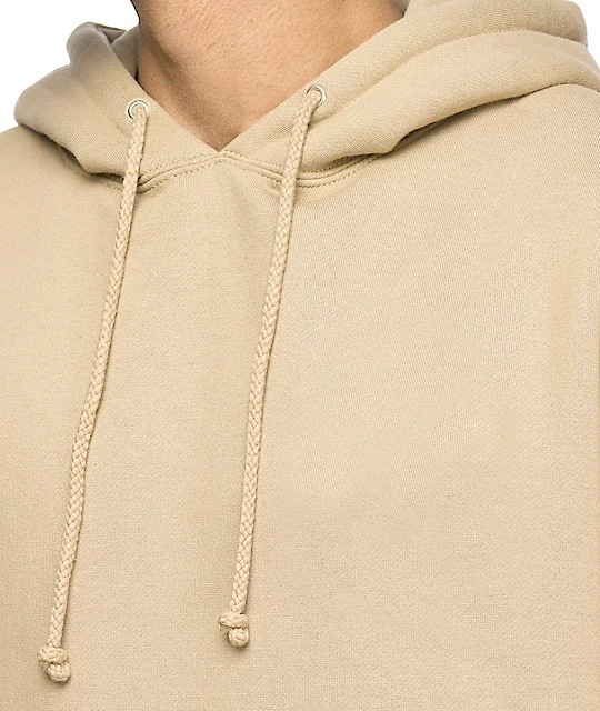 Wholesale man brushed 100% cotton Custom blank hoodie
