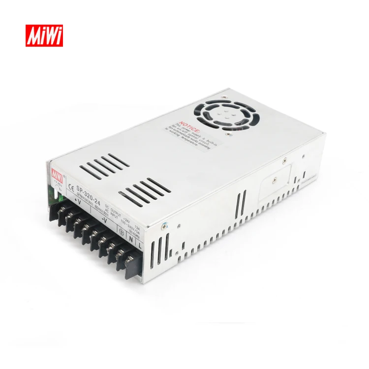 SP-320-12 Single Output PSU  PFC function 110V/220V AC to 12v dc switching power supply