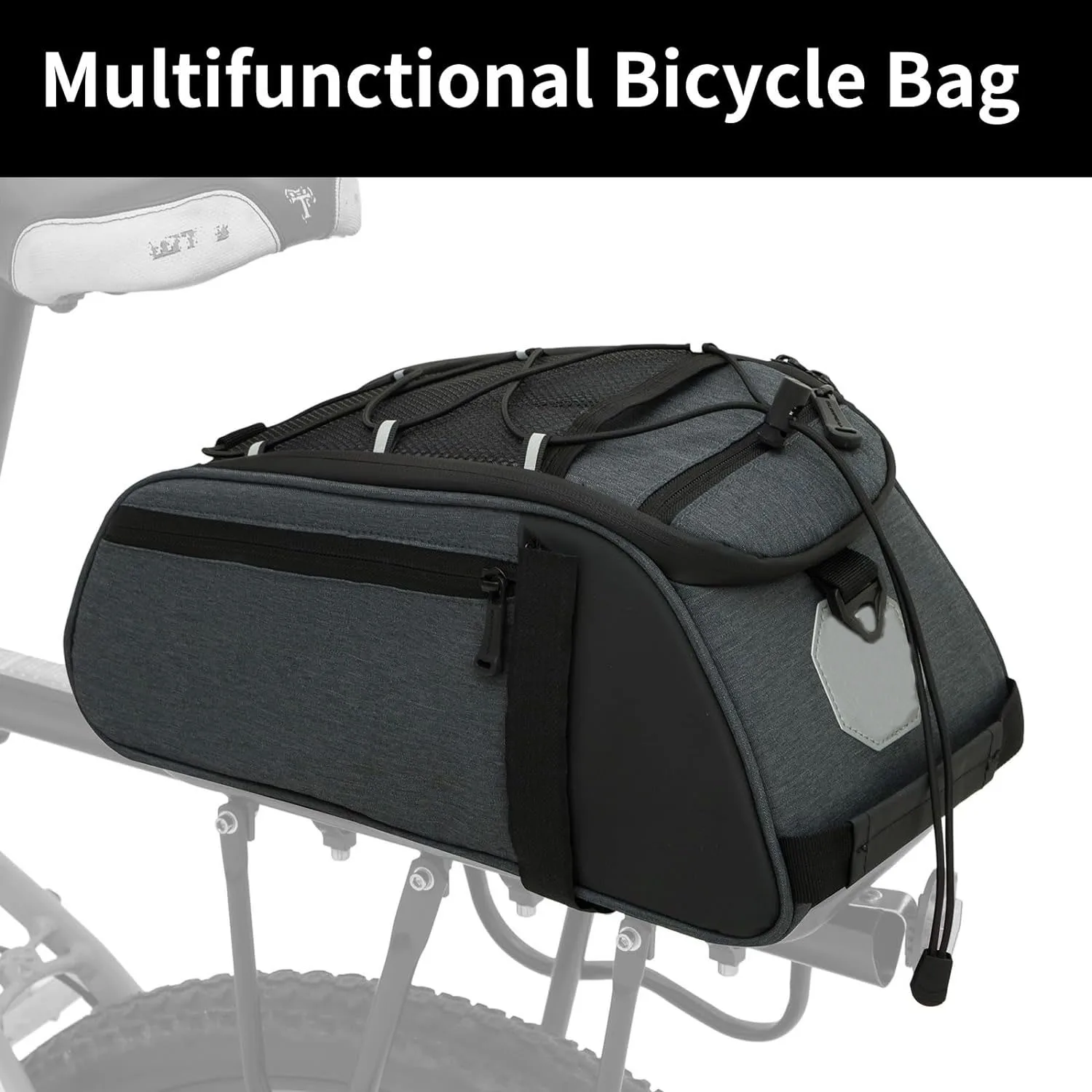 Promotional Electric Bike Bag Trunks Bicycle Frame Bag Versatile Usage Rear Rack Pack
