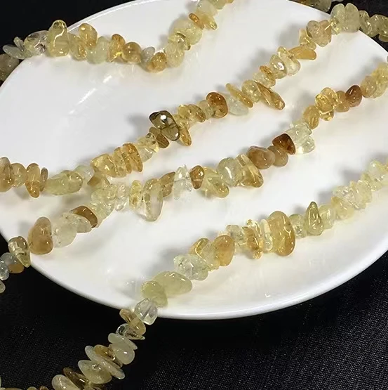 3-5mm Obsidian Amethyst Rose Quartz  Garnet Peridot Aquamarine Chip Natural Stone Beads For Healing Energy Bracelet Making