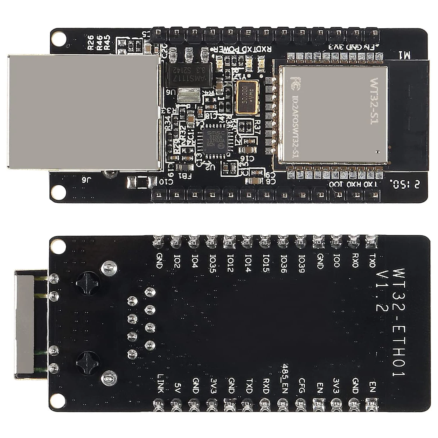 WT32-ETH01 Embedded Serial Port Ethernet Networking Ethernet WIFI Combo Gateway MCU WT32 ETH01 ESP32 Wifi Wireless Module