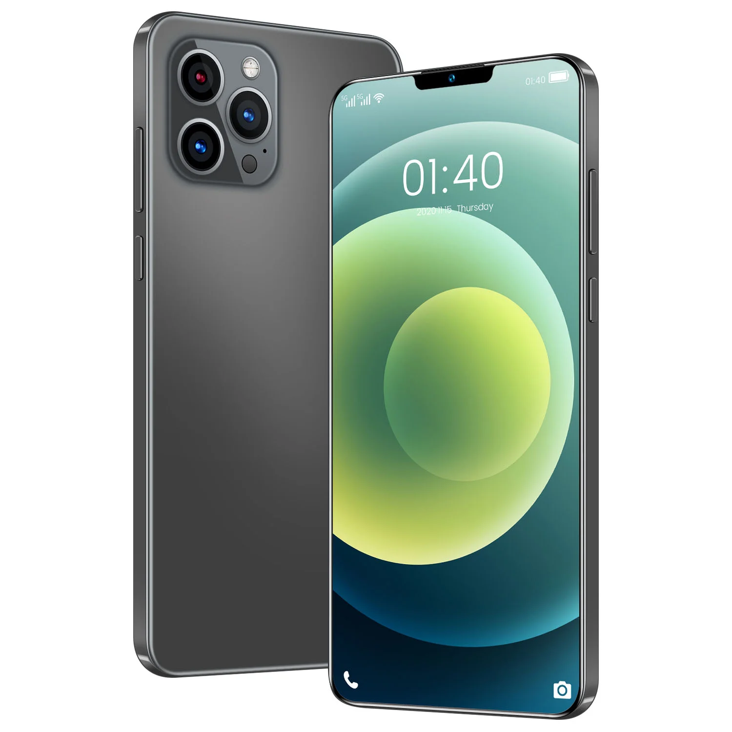 Смартфон i12 Pro Max + 6 7 дюйма 12 512 ГБ Android 10 ядер 5G LET phone 3 камера MTK6889 распознавание лица разблокированный мобильный