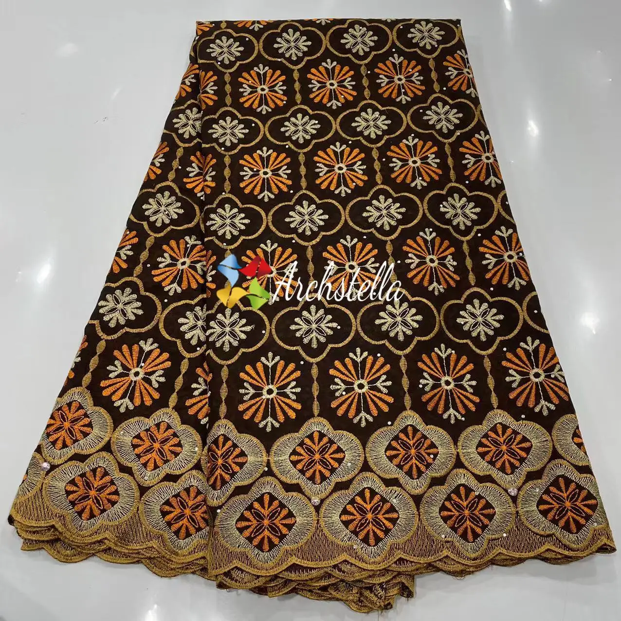 On sale Swiss cotton fabric Swiss voile lace in Switzerland African cotton lace